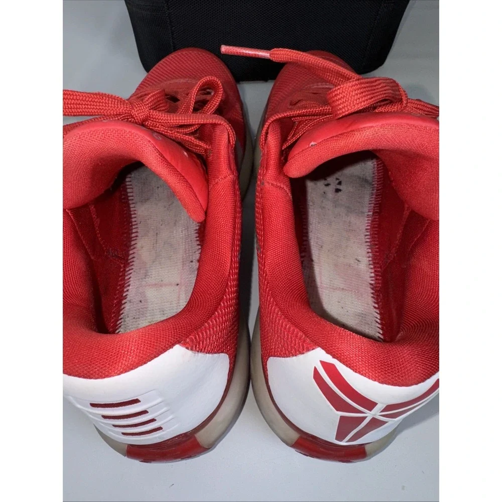 Nike Kobe 10 X TB University‎ Red White 813030-602 Men US 9 Size